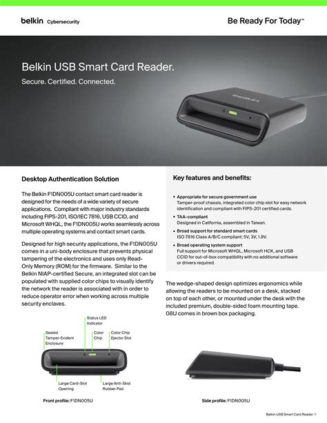 belkin usb smart card reader|Belkin card reader install.